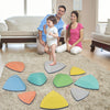 Set of 11 Stepping Stones for Kids Non-Slip Balance Stones with Storage Bag-Set of 11 - Gallery View 1 of 10