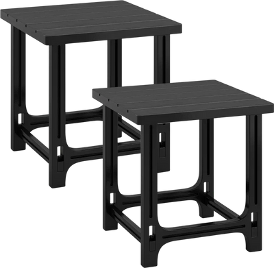 Costway Outdoor Adirondack Side Table Set of 2 18