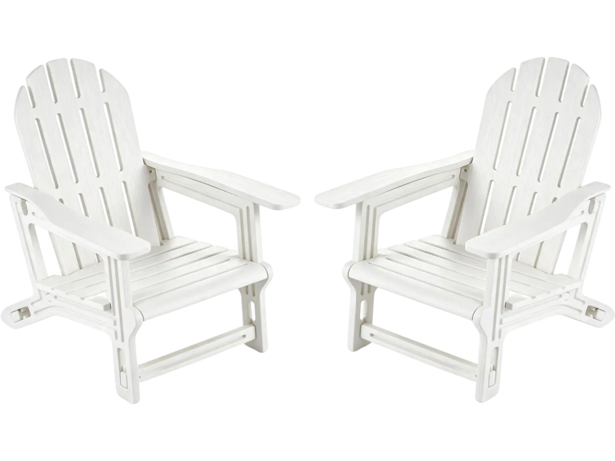 Costway Set of 2 Kids Adirondack Chairs All-Weather Outdoor Patio Seating Ergonomic Design 96850869 New