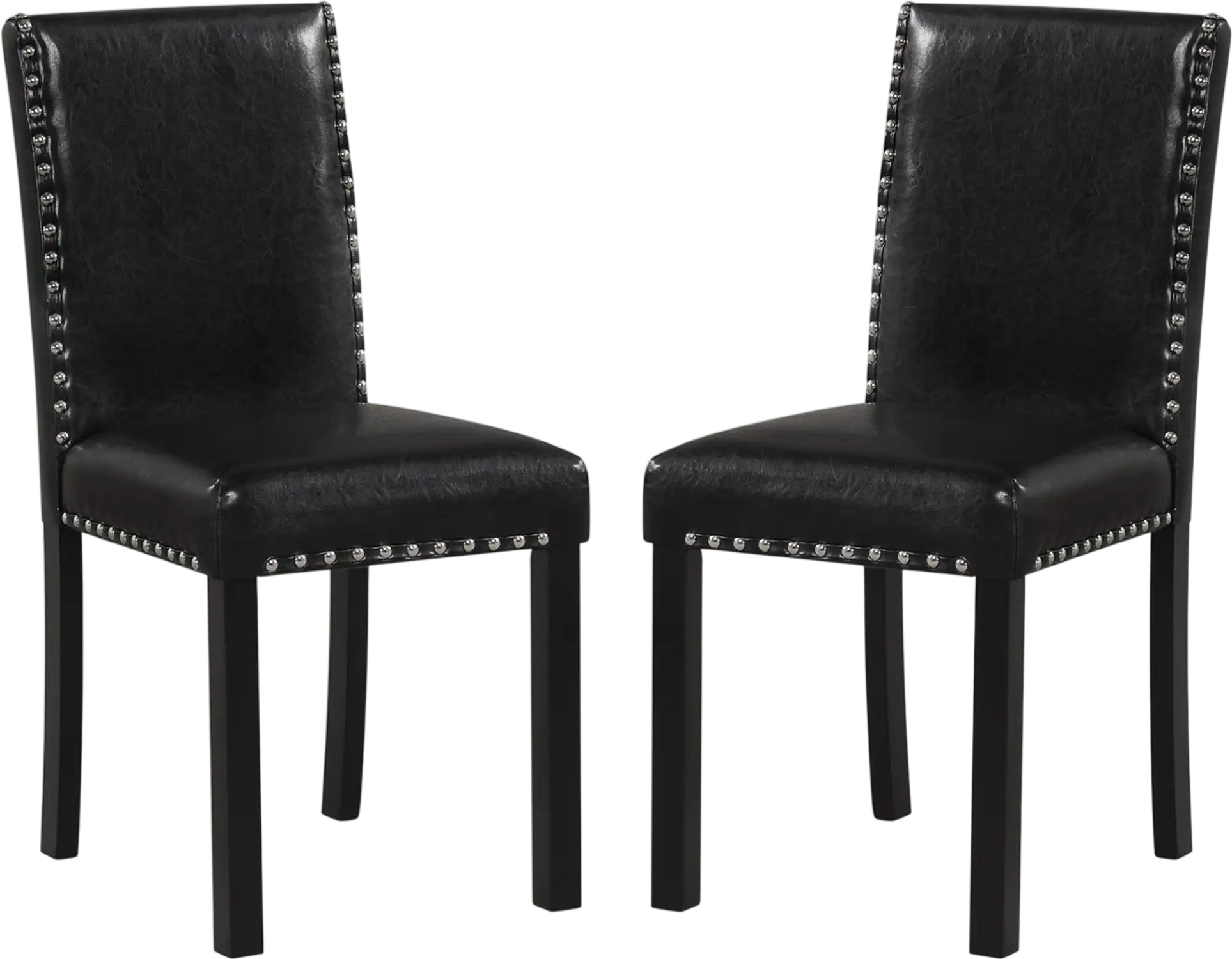 Costway Set of 2/4 Dining Chairs Solid Rubber Wood Legs 63202383 New