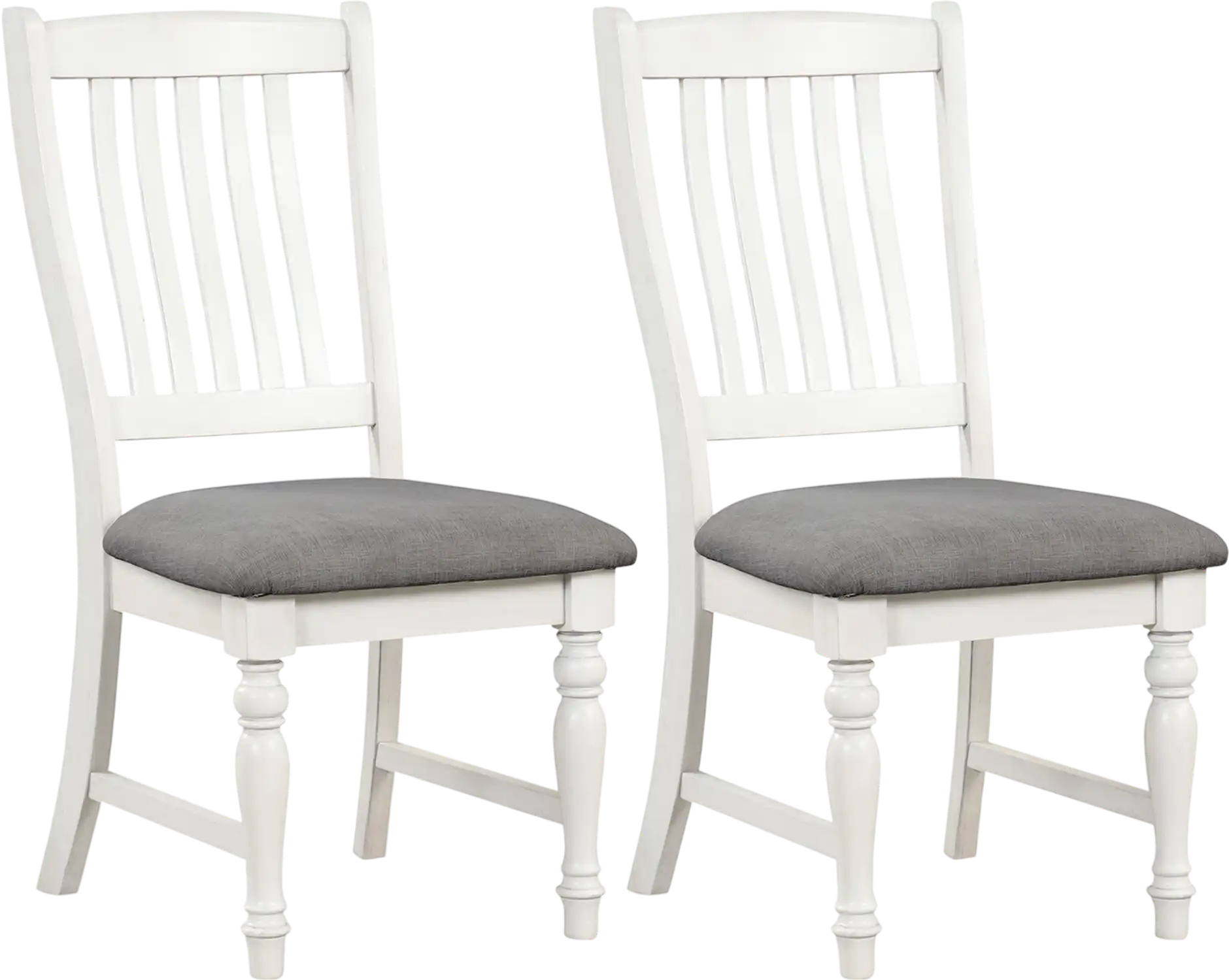 Costway Set of 2 Dining Chairs Kitchen Side Chair Solid Wood Legs 53921768 New