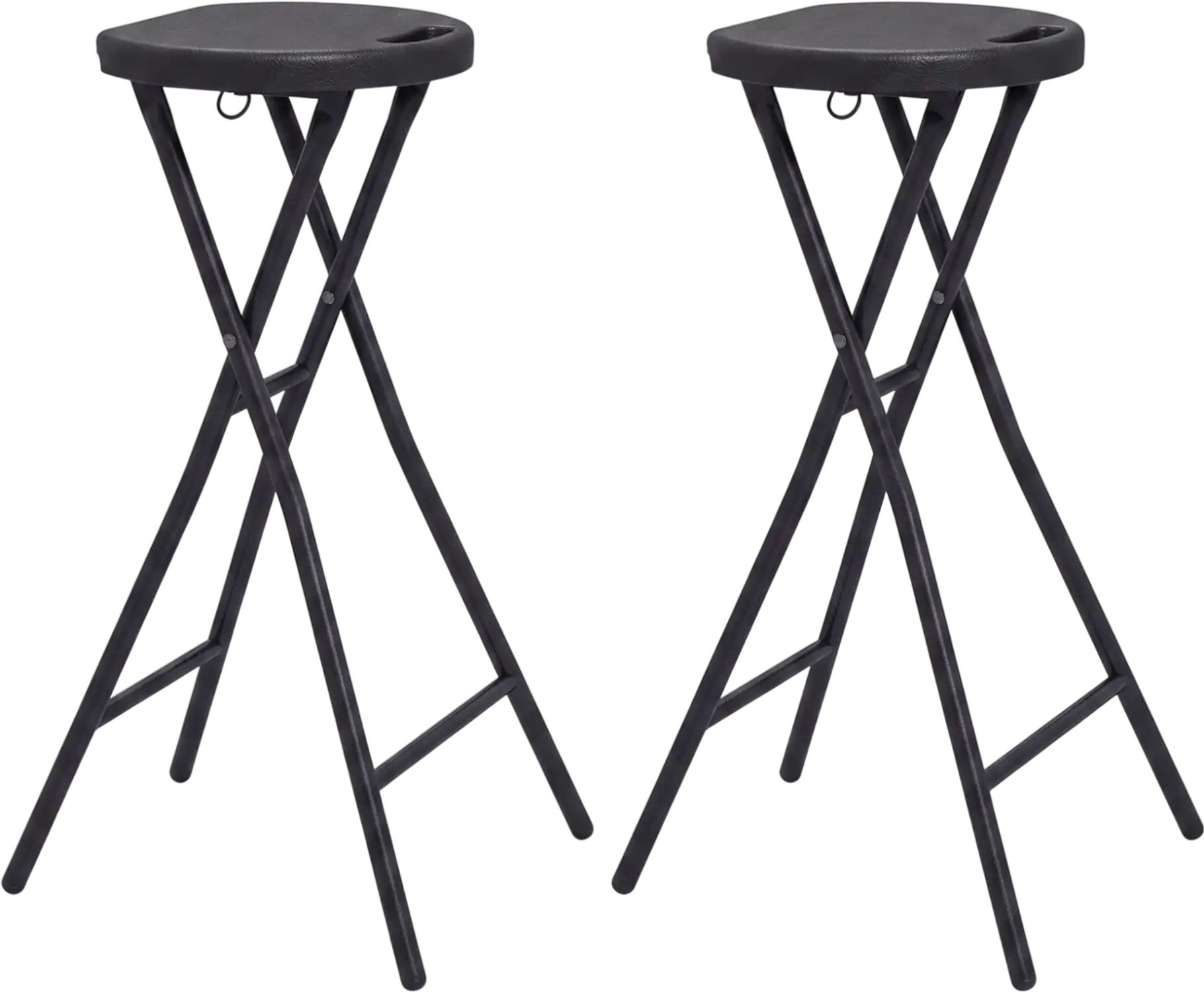 Costway Set of 2 Folding Bar Stools 27.5