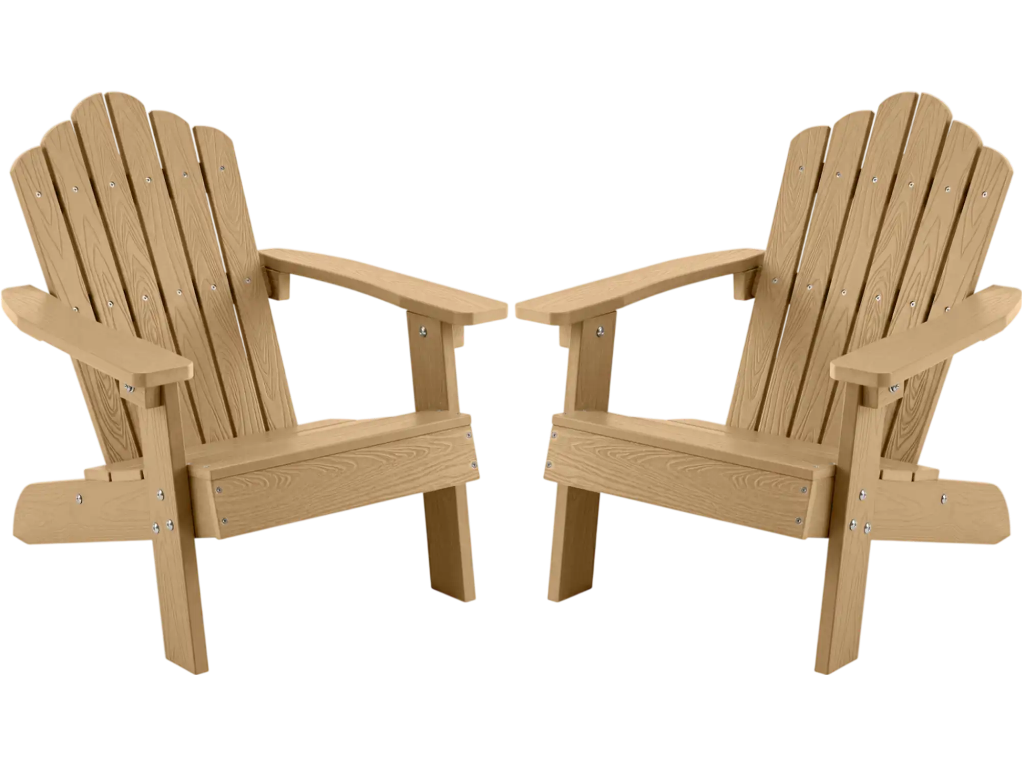 Costway Set of 2 Kids Adirondack Outdoor Chairs 65009766 New