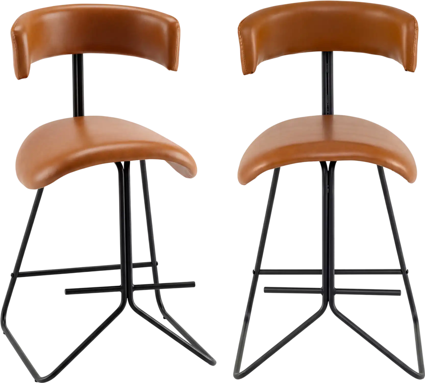 Costway Set of 2 Modern Counter Height Bar Stools 25