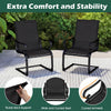 Set of 2 Patio Chairs with Quick-drying and Breathable Fabric for Backyard - Gallery View 9 of 9