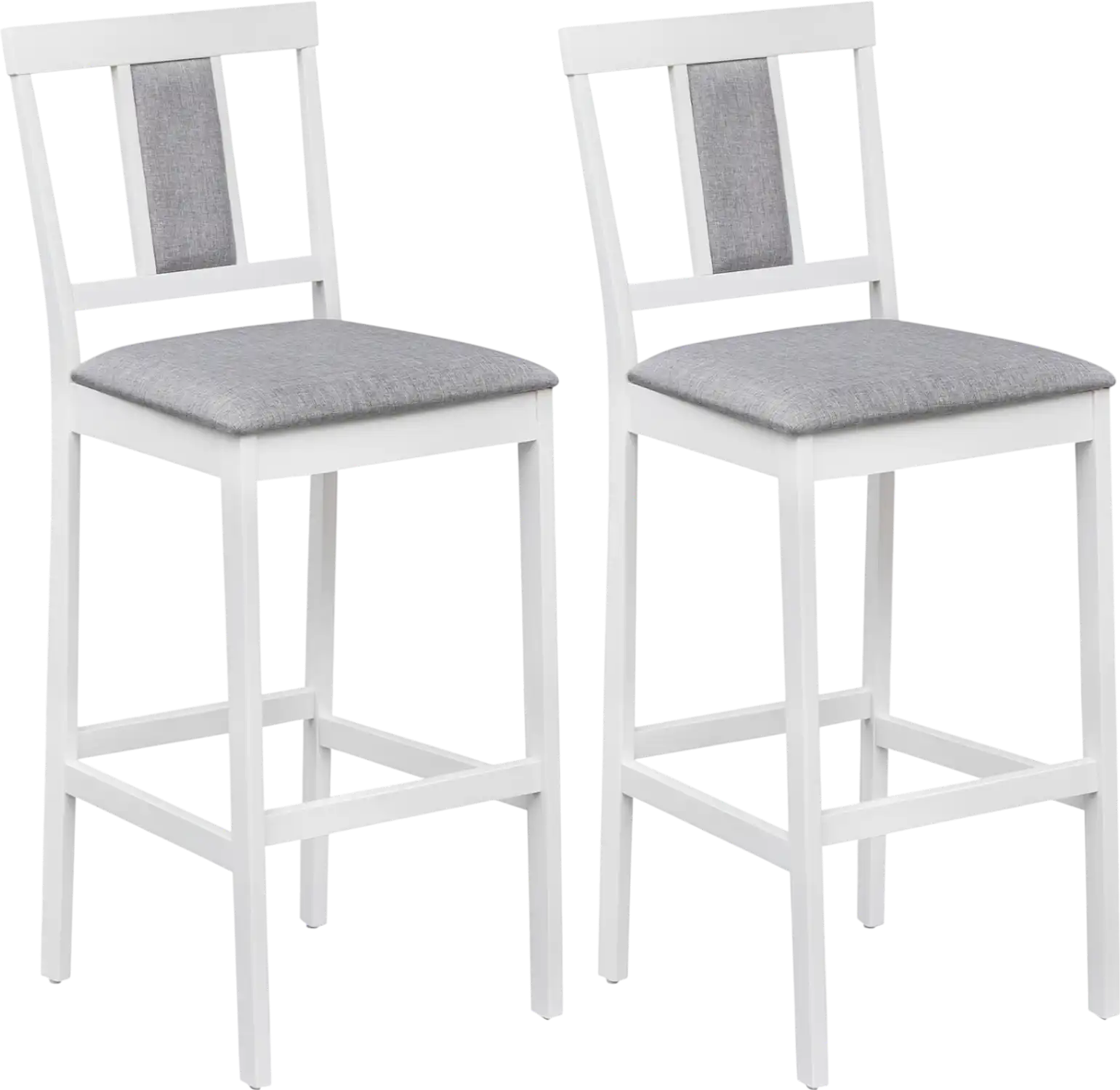 Costway Set of 2 Upholstered Bar Stools 29.5