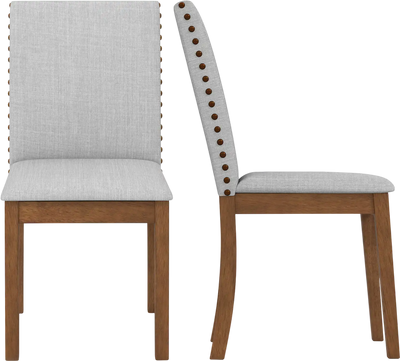 Costway Upholstered Dining Chairs Padded Seat Living Room 431275986 New