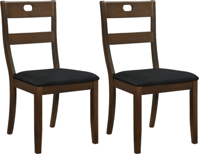 Costway Set of 2 Wooden Dining Chairs Padded Seats Rubber Wood Frame 51224017 New