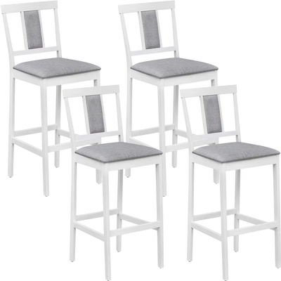 Costway Set of 4 Upholstered 29.5