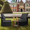 Deep seat chair cushions in gray with rope belts, ideal for indoor and outdoor use, providing comfort and easy.