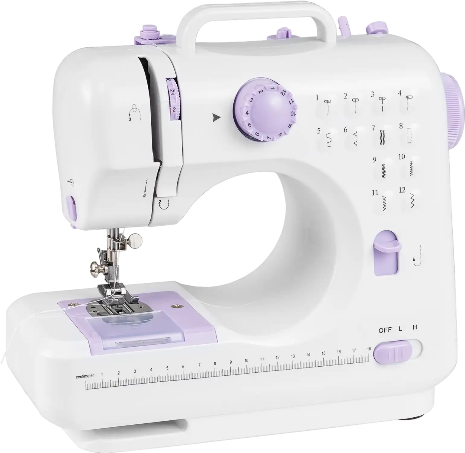 Costway Mini Sewing Machine 12 Built-in Stitches for Beginners 48941860 New
