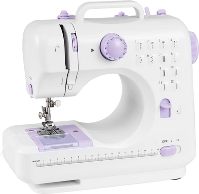 Costway Mini Sewing Machine 12 Built-in Stitches for Beginners 48941860 New