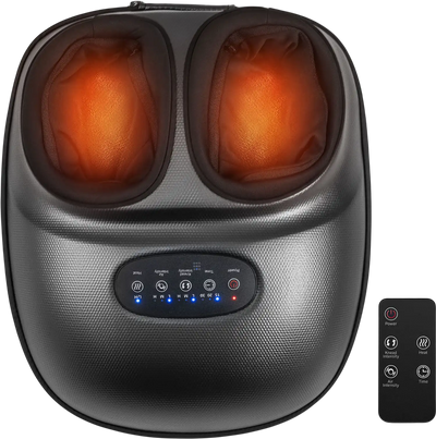 Costway Shiatsu Foot Massager w/ Heat Air Compression 27557745 New