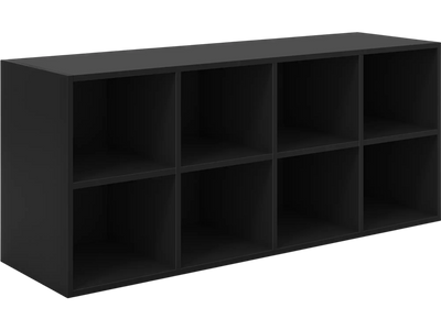 Costway 8 Cubbies Shoe Organizer Storage Bench 69714285 New
