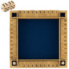 Extra-large 24-inch Shut The Box game board with silk-screened numbers and dice for 2-4 players, perfect for game.