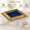 Extra-large 24-inch Shut The Box game for 2-4 players, made of premium pine wood, ideal for social gatherings and game.