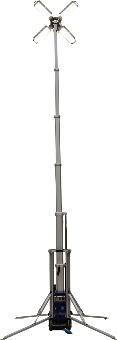 Makinex PLT-800 Sierra Light Tower 16 Ft. 112,000 Lumens 23,600 Sq. Ft Coverage New
