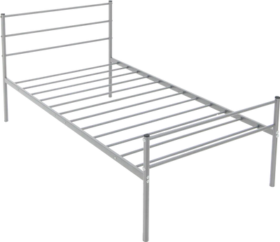 Costway Twin Metal Platform Bed Frame with Headboard 45706298 New