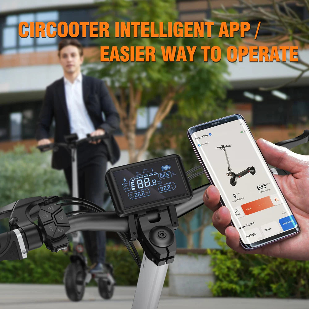 Circooter Raptor Pro Electric Scooter Dual-Motor 28 MPH 31 Mile Range 1600W New