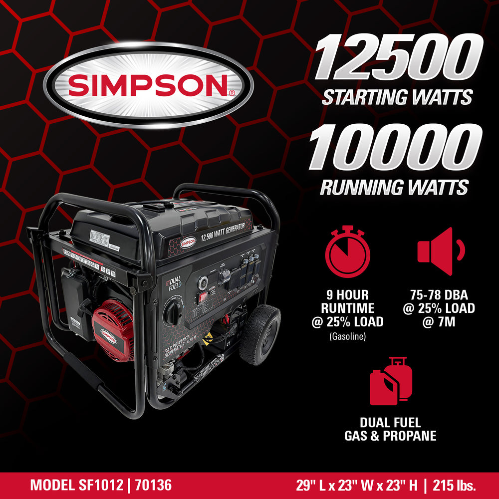 Simpson Generator SF1012