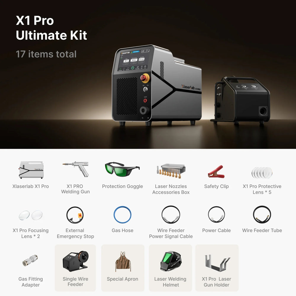 Xlaserlab X1 Pro Laser Welder Cutter Cleaner 700W Ultimate Kit New