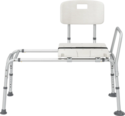 Costway Sliding Tub Transfer Bench Extra-Wide Seat Elderly Disabled 687324195 New
