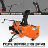 72" 3 Point PTO Snow Blower 24" Impeller Diameter 360° Snow Chute (PTO Shaft Included with Slip Clutch),  30-75 HP,  TSB72T