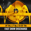 84" 3 Point PTO Snow Blower 24" Impeller Diameter 360° Snow Chute (PTO Shaft Included with Slip Clutch),  35-95 HP,  TSB84