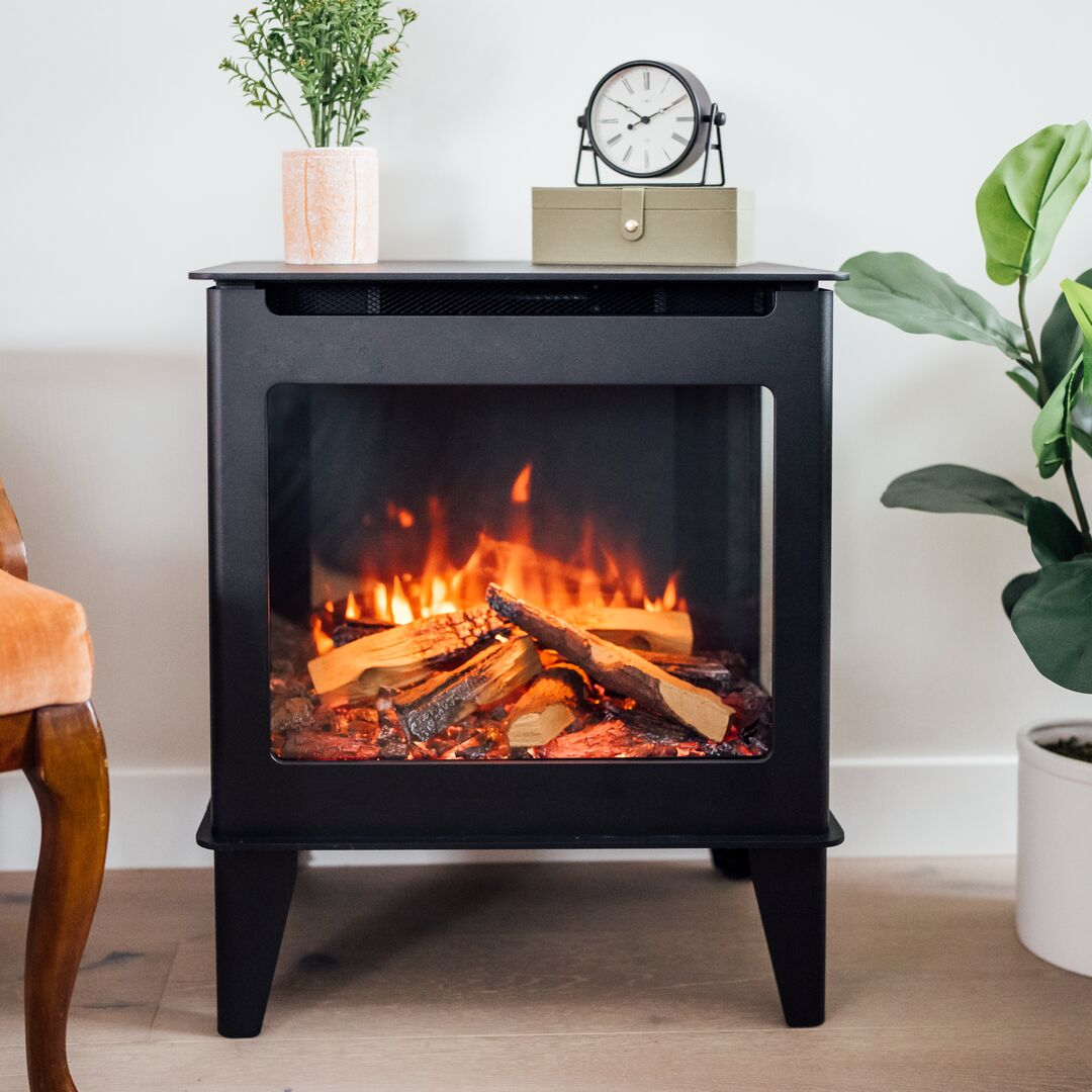 Forge & Flame Fuzion-EX Electric Fireplace 5000 BTU Heat