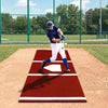 Softball Pitching Mat 10 x 3 Feet Softball Training Aid-Red - Gallery View 1 of 11