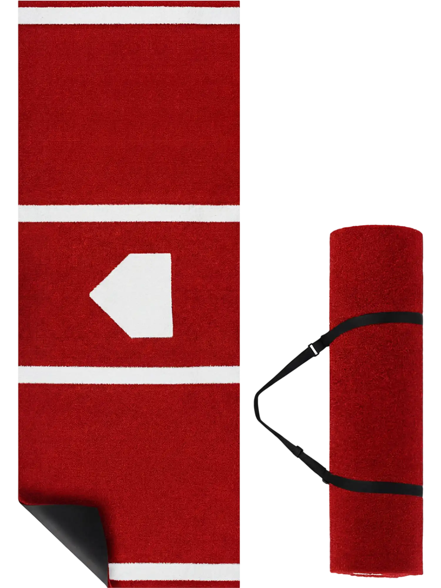 Costway Softball Pitching Mat Training Aid 10' x 3' 22392306 New