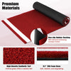 Softball pitching mat with high-density synthetic turf, non-slip rubber backing, and integrated pitching plate for.