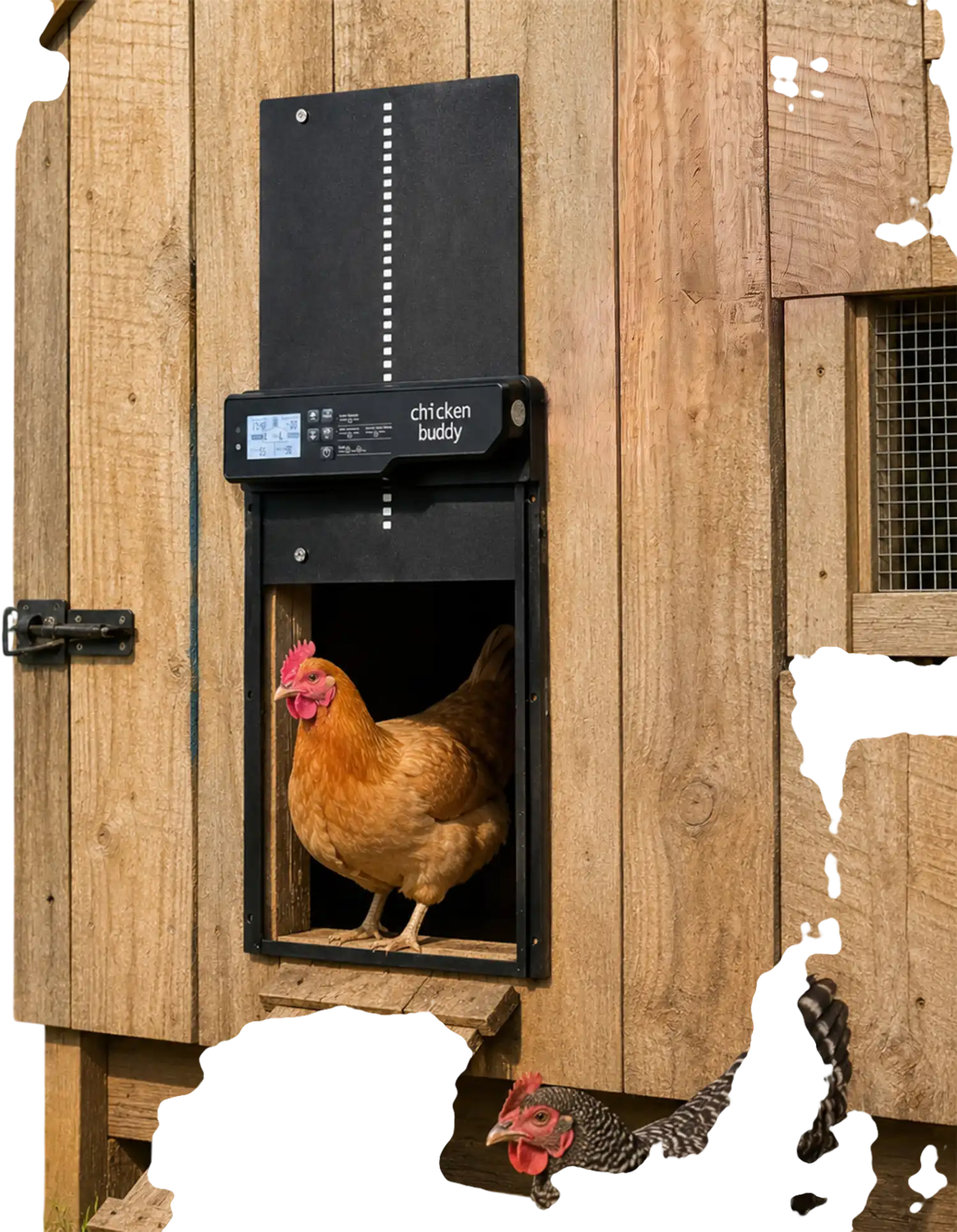 Costway Solar Powered Automatic Chicken Coop Door 25699305 New
