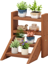 Solid Wood Plant Stand for Flowerpots and Succulents