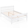 Solid Wood Platform Bed Frame with Wood Slat Support White-Full Size - Gallery View 1 of 1