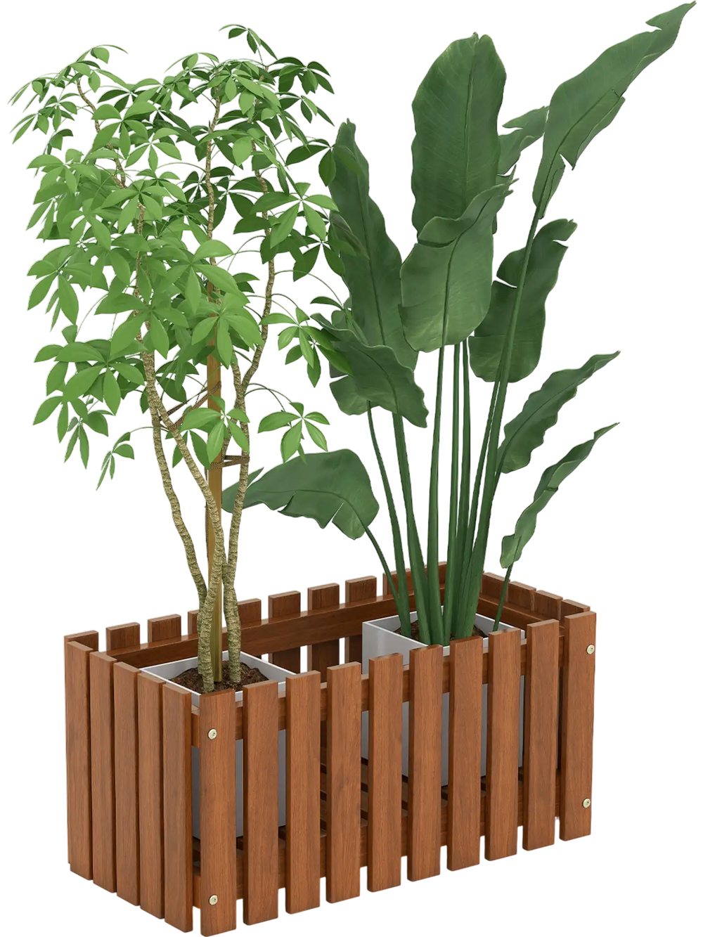 Solid Wood Raised Garden Bed for Flower and Vegetable
