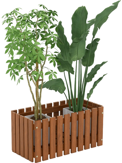 Costway Solid Wood Raised Garden Bed for Flowers Vegetables 77798160 New