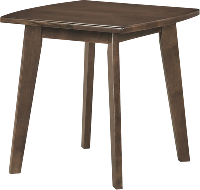 Costway Solid Wood Square Side End Table Curved Edge 16199324 New