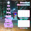7-foot outdoor spiral Christmas tree with 341 LED lights, perfect for festive decorations and easy assembly.