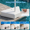 Heavy-duty fillable base for the Splash & Shoot Pool Basketball Hoop, holds 31.5 gal water and 220 lbs sand for stability.
