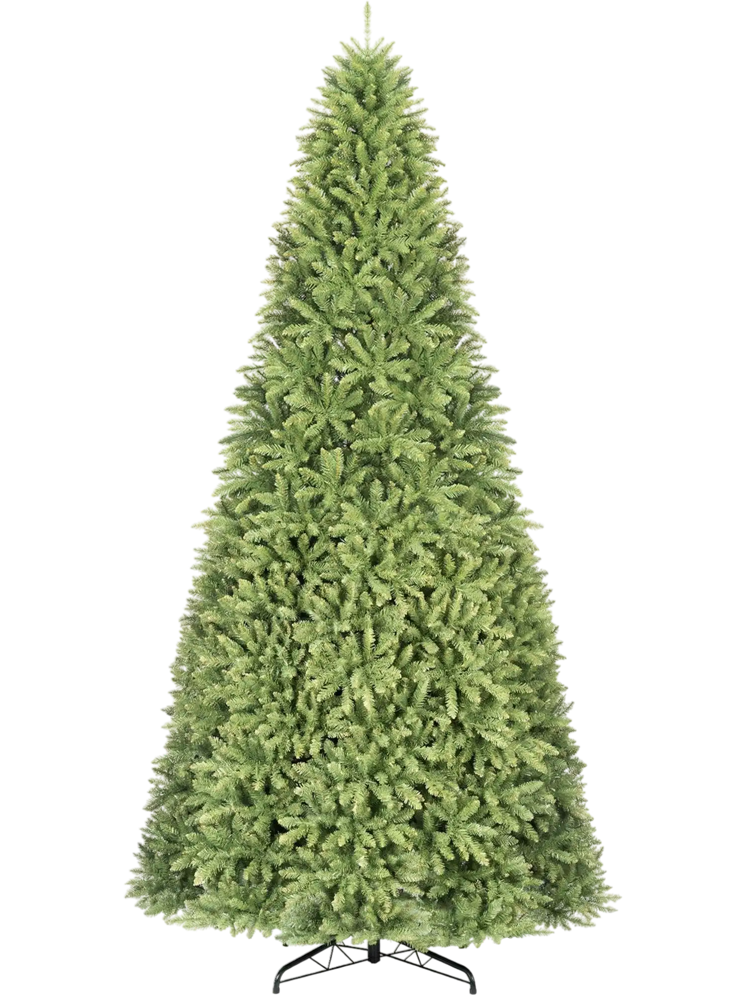 Costway 12' Spruce Fir Unlit Artificial Christmas Tree w/ Folding Metal Stand 27571292 New