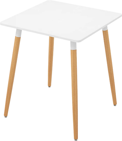 Costway Square Dining Table Adjustable Foot Pads Dining Room Kitchen 456289173 New