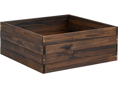 Costway Square Raised Garden Bed Planter for Flowers Vegetables Seeds 64507921 New