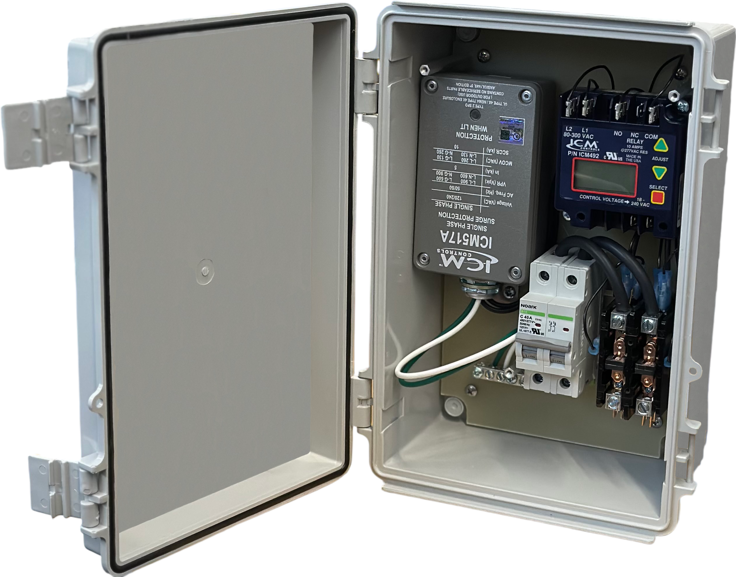 ICM Controls Sentry 3N1 Disconnect with Internal Voltage Monitoring and Surge Protection New