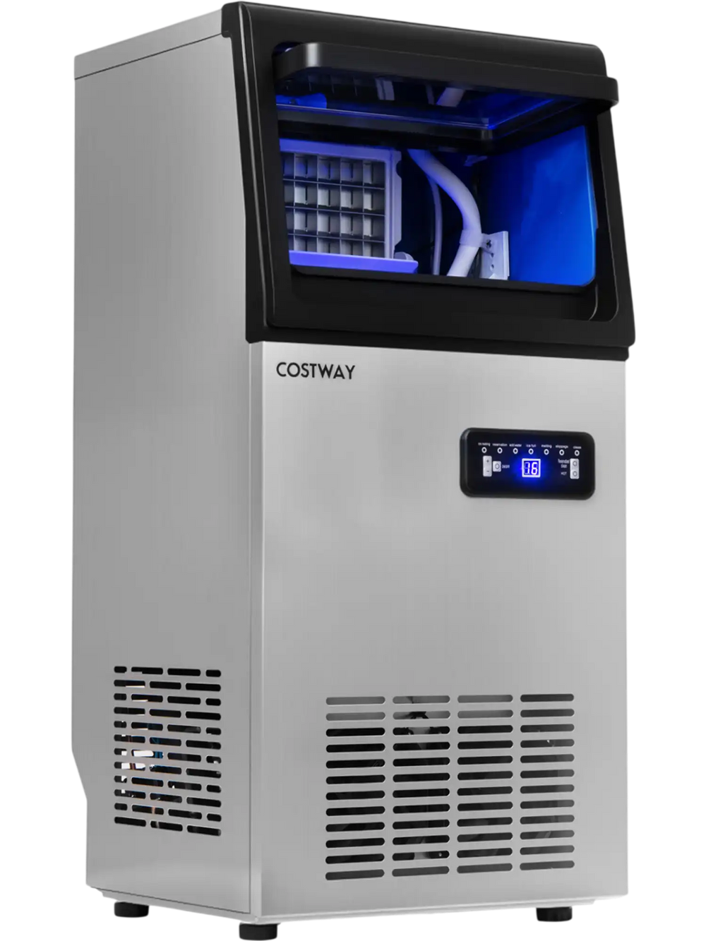 Stainless Steel Commercial Ice Maker 110 lbs/24H