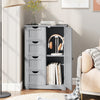 Standing Indoor Wooden Cabinet with 4 Drawers-Gray - Gallery View 1 of 11