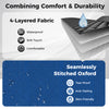 Portable steam sauna with waterproof 4-layered fabric, stainless steel generator, and foldable chair for home.