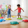 Colorful non-slip toddler stepping stones in a kids' room, promoting balance and motor skills during playtime.