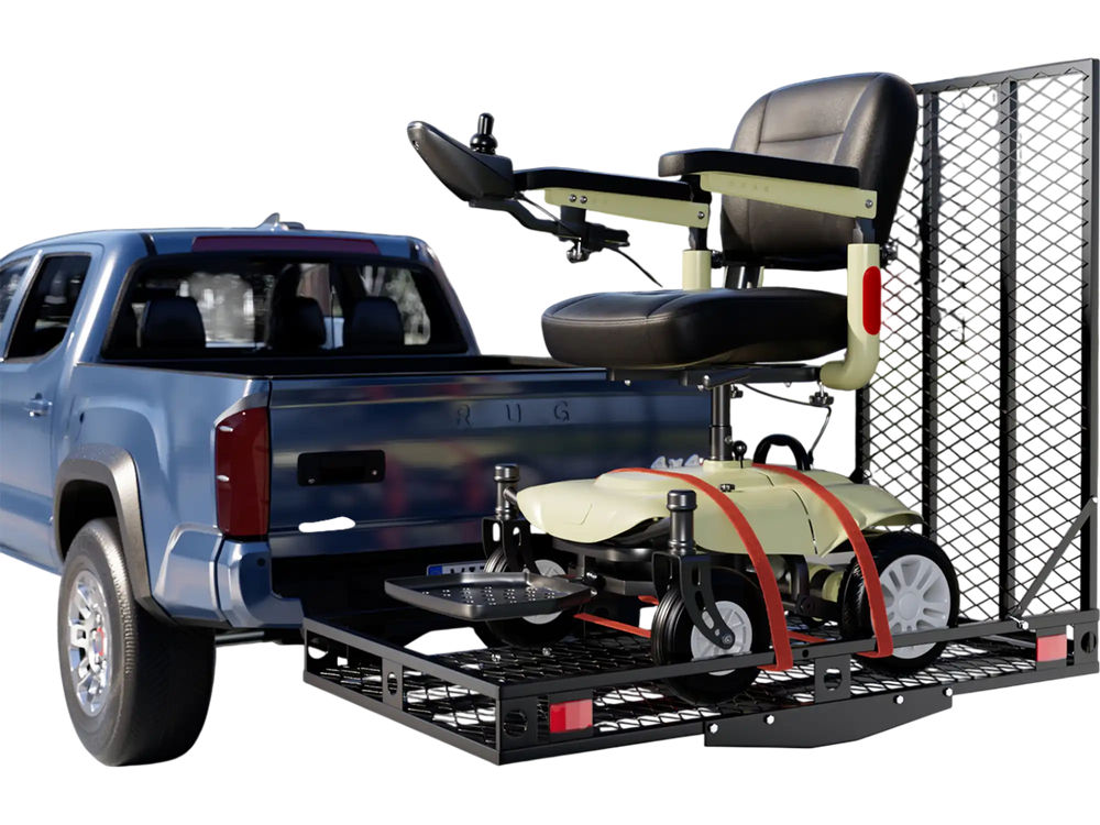 Strong Electric Wheelchair Hitch Carrier Mobility Ramp - Gallery View 1 of 9