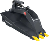 36'' Max Opening Mini Skid Steer Stump Grapple Bucket